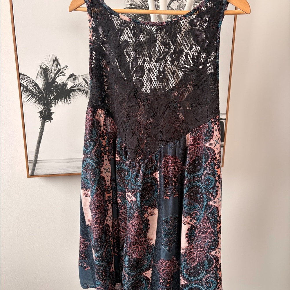 Free People: Paisley Mini Dress/Tunic